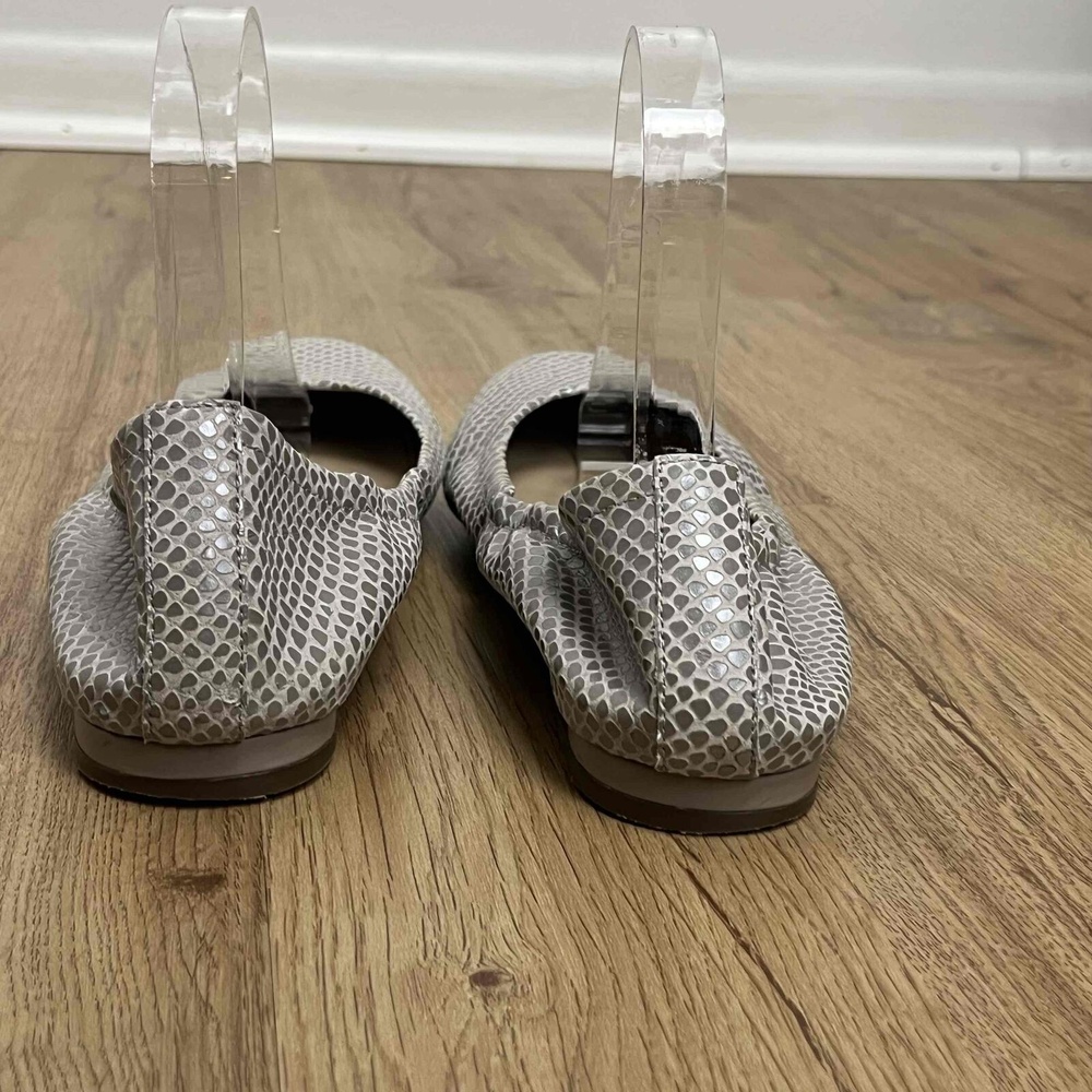 Vionic Alexa Lizard Gray Snake Print Round Toe Ballet Flats Shoes Size US 9.5 - Picture 3 of 16